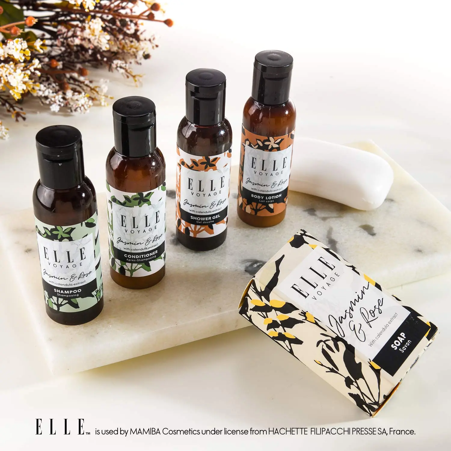 Hotel-amenities-ELLE-Jasmin-et-Rose-30ml-hotel-soap